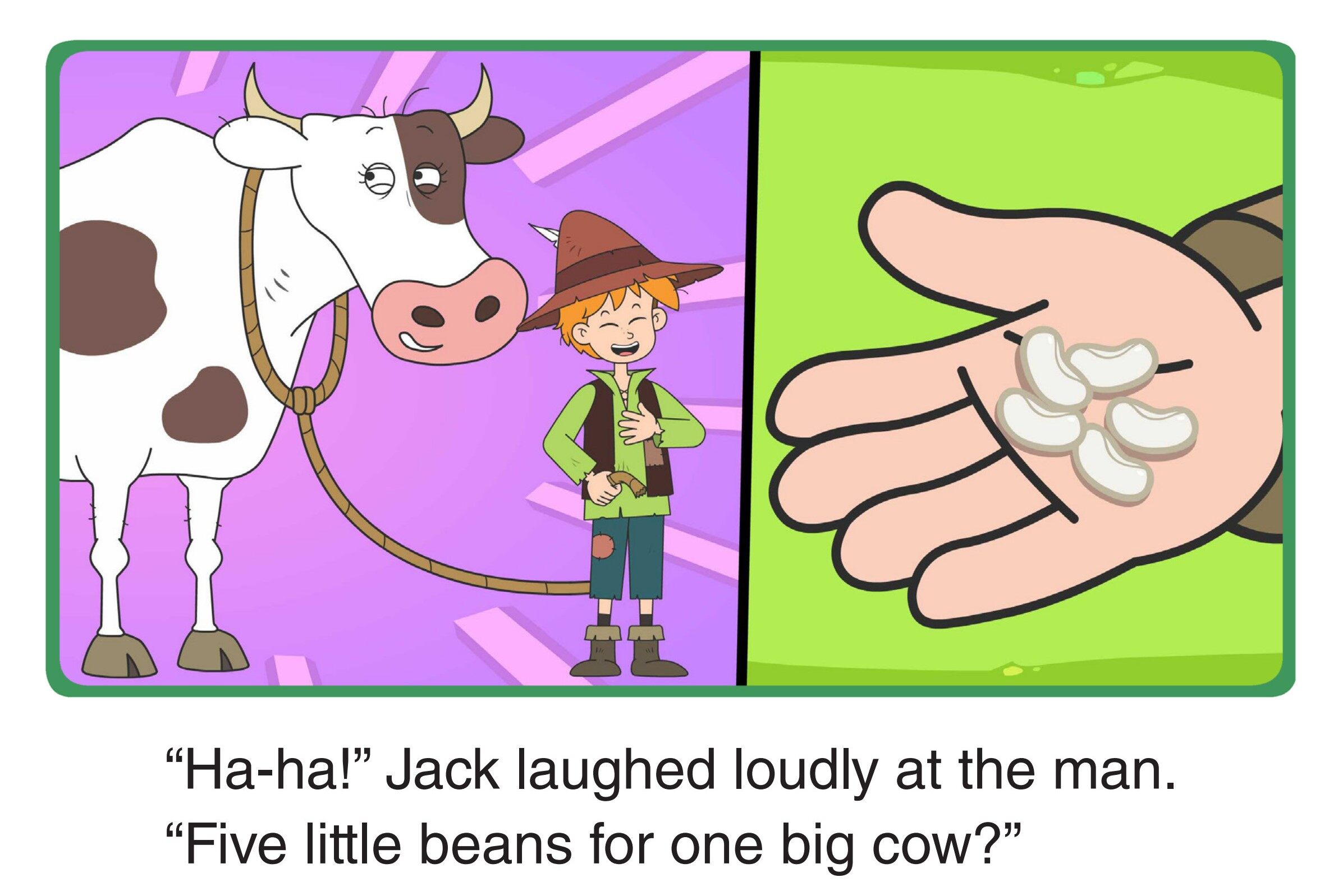 Five Beans for One Cow绘本故事第3页