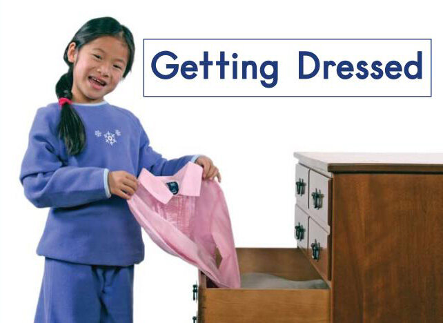 Getting dressed绘本故事第2页