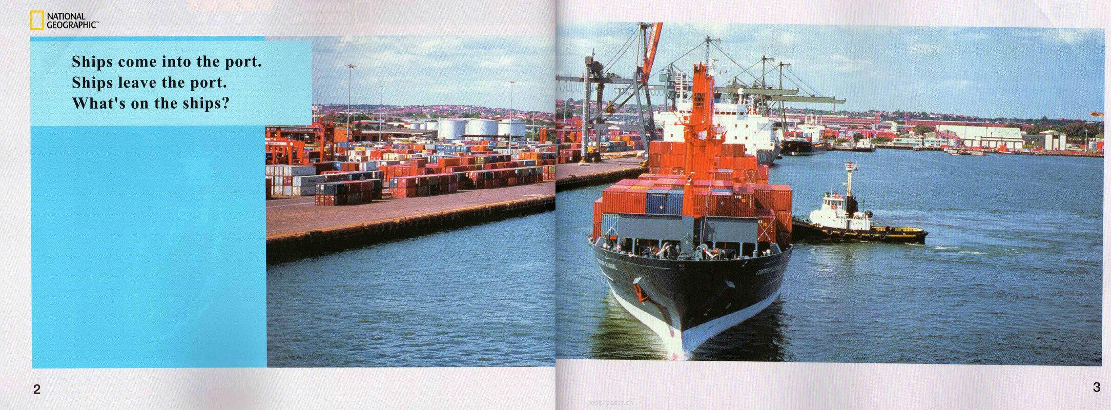 What's on the Ships绘本故事第3页