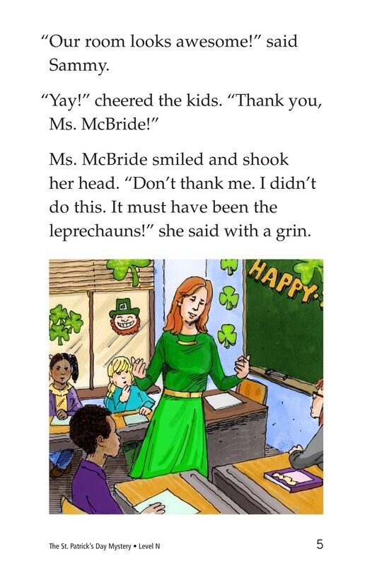 The St. Patrick's Day Mystery绘本故事第5页