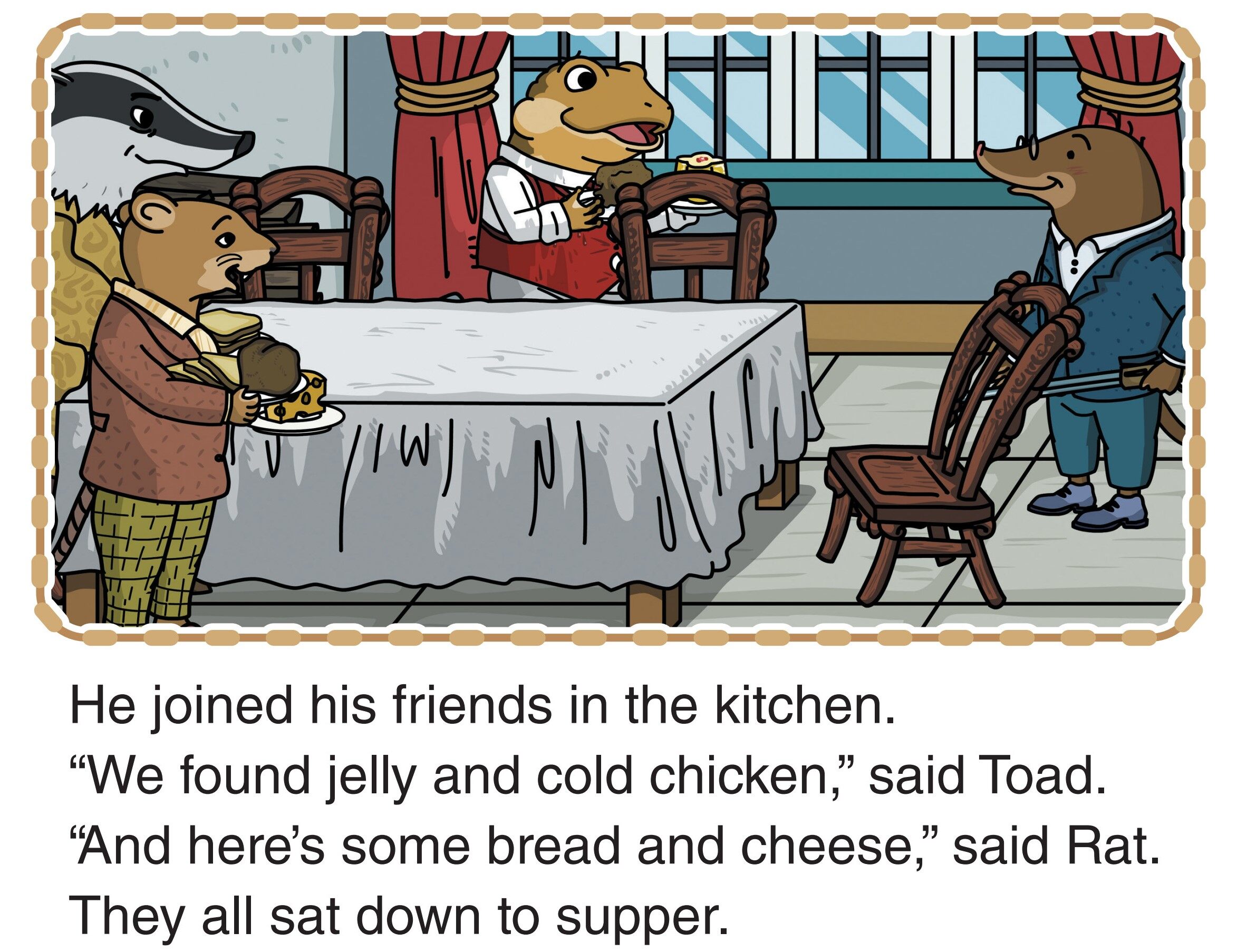 Supper at Home绘本故事第4页