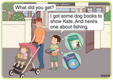 Going Fishing绘本故事第5页