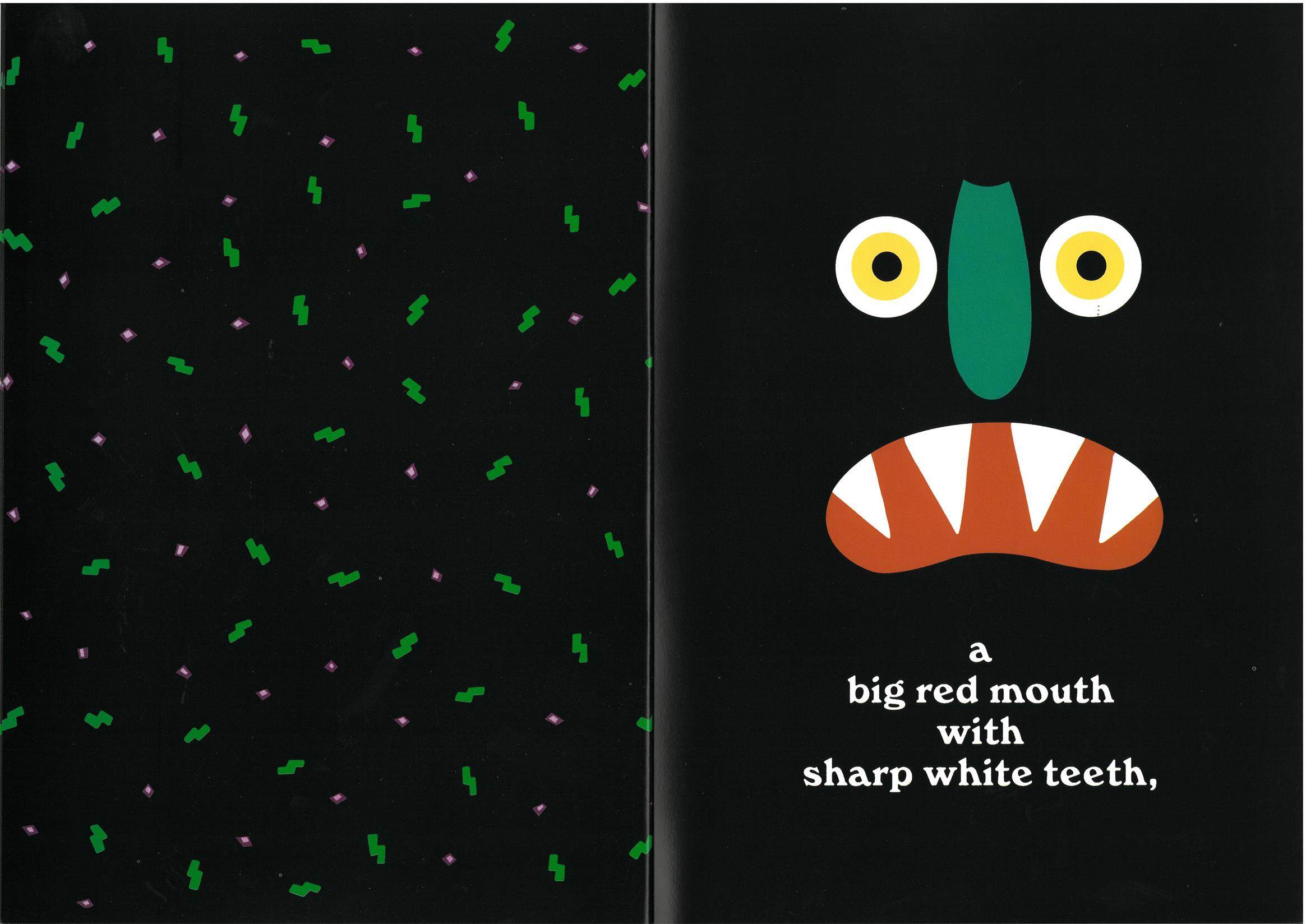 Go Away, Big Green Monster绘本故事第5页