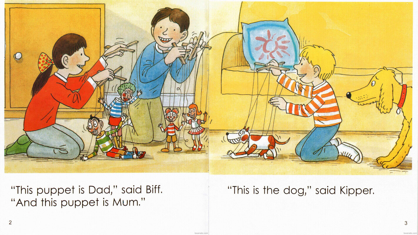 Floppy and the Puppets绘本故事第4页