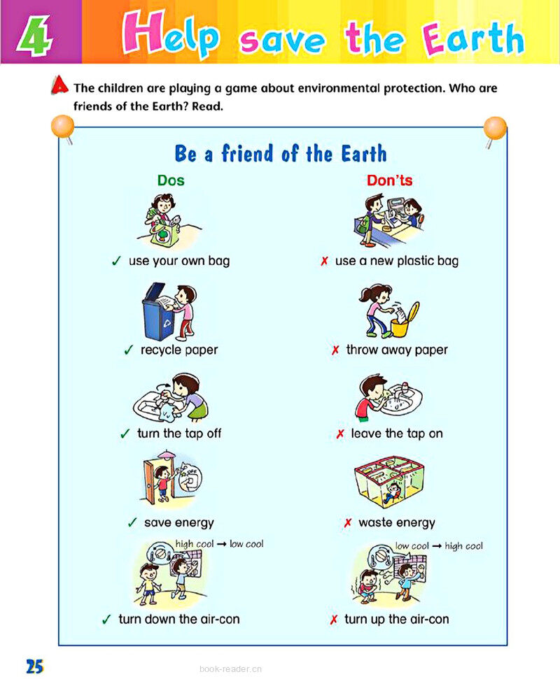 4 Help save the Earth绘本故事第3页