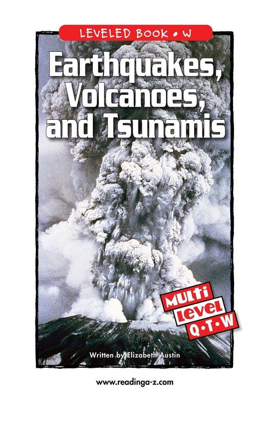 Earthquakes,Volcanoes,and Tsunamis绘本故事第2页