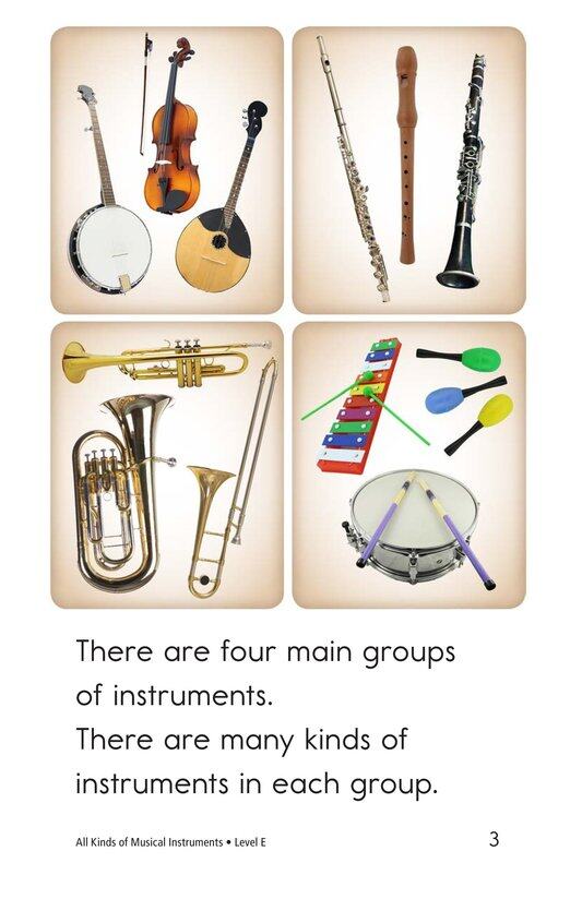 All Kinds of Musical Instruments绘本故事第3页