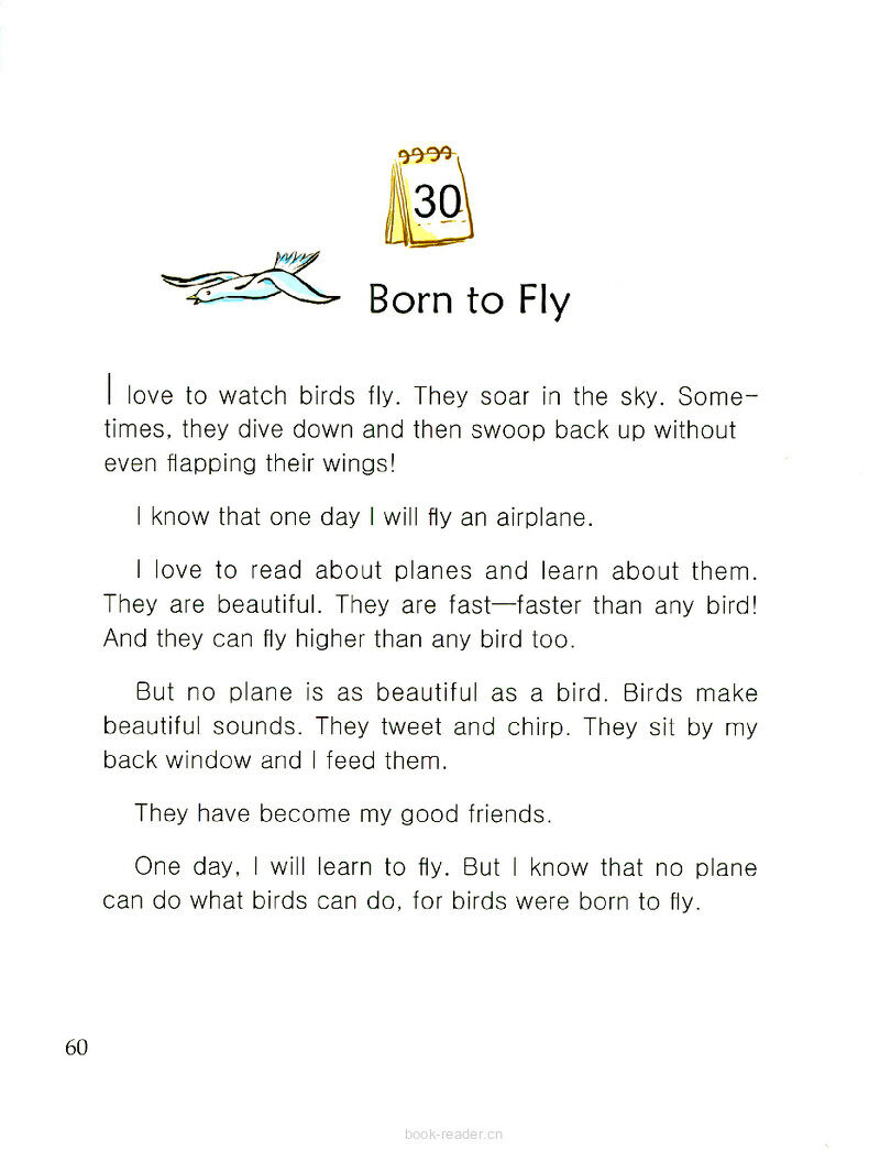 Born to Fly绘本故事第2页