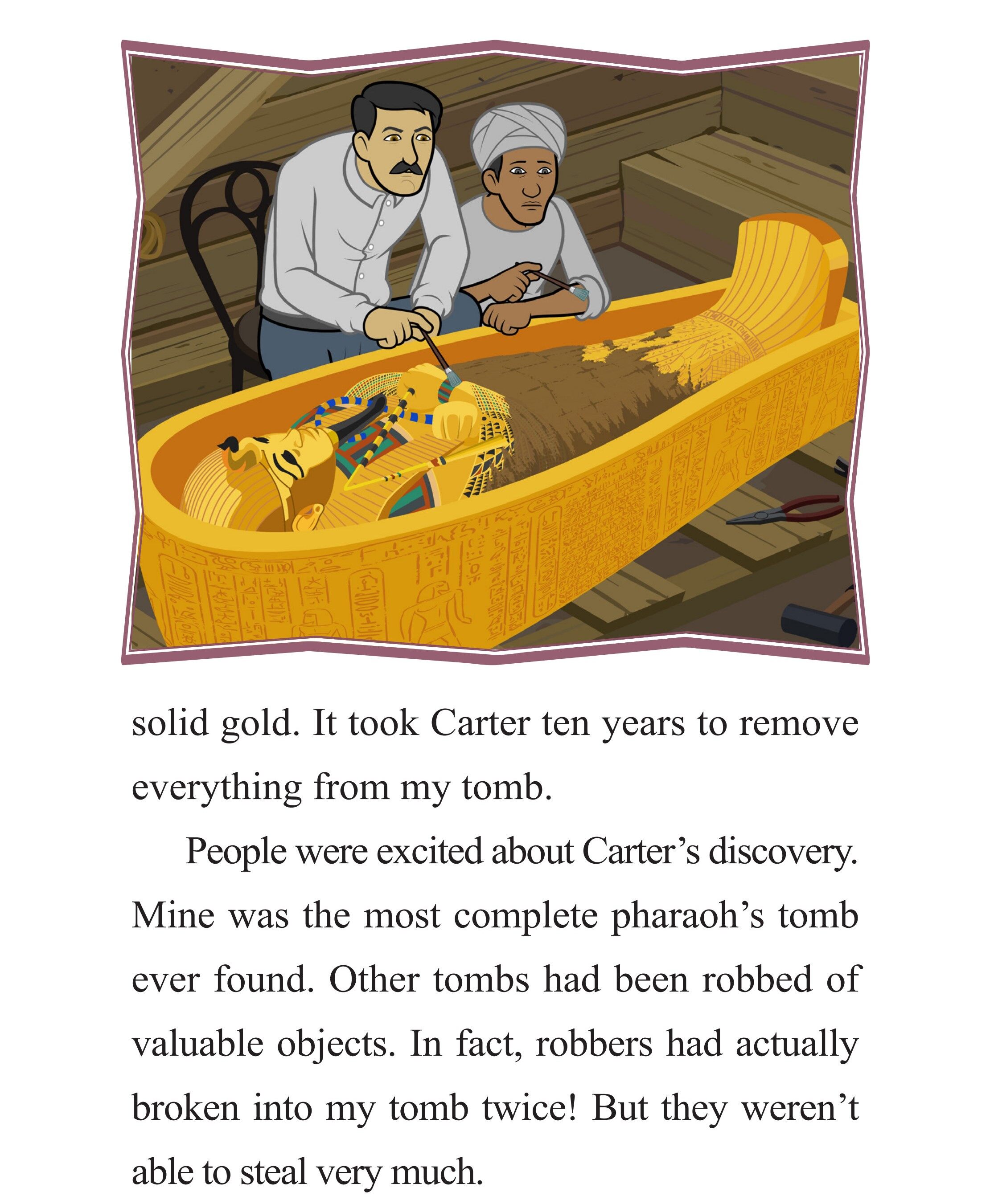 King Tut’s Secrets绘本故事第5页