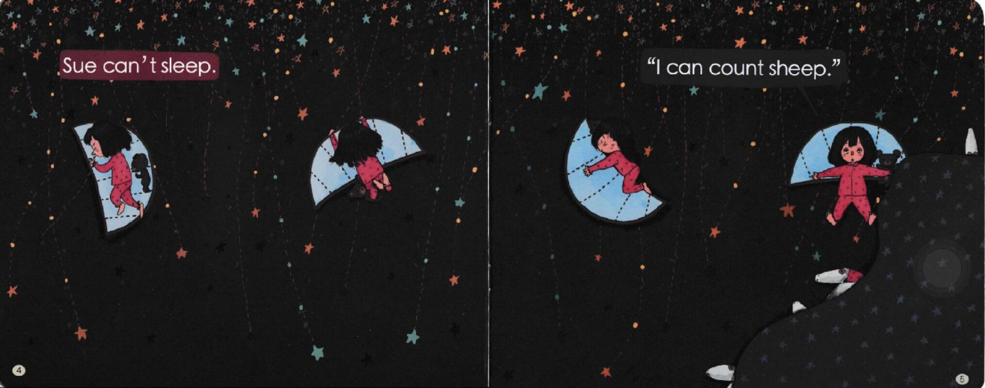 Sue can't sleep绘本故事第4页