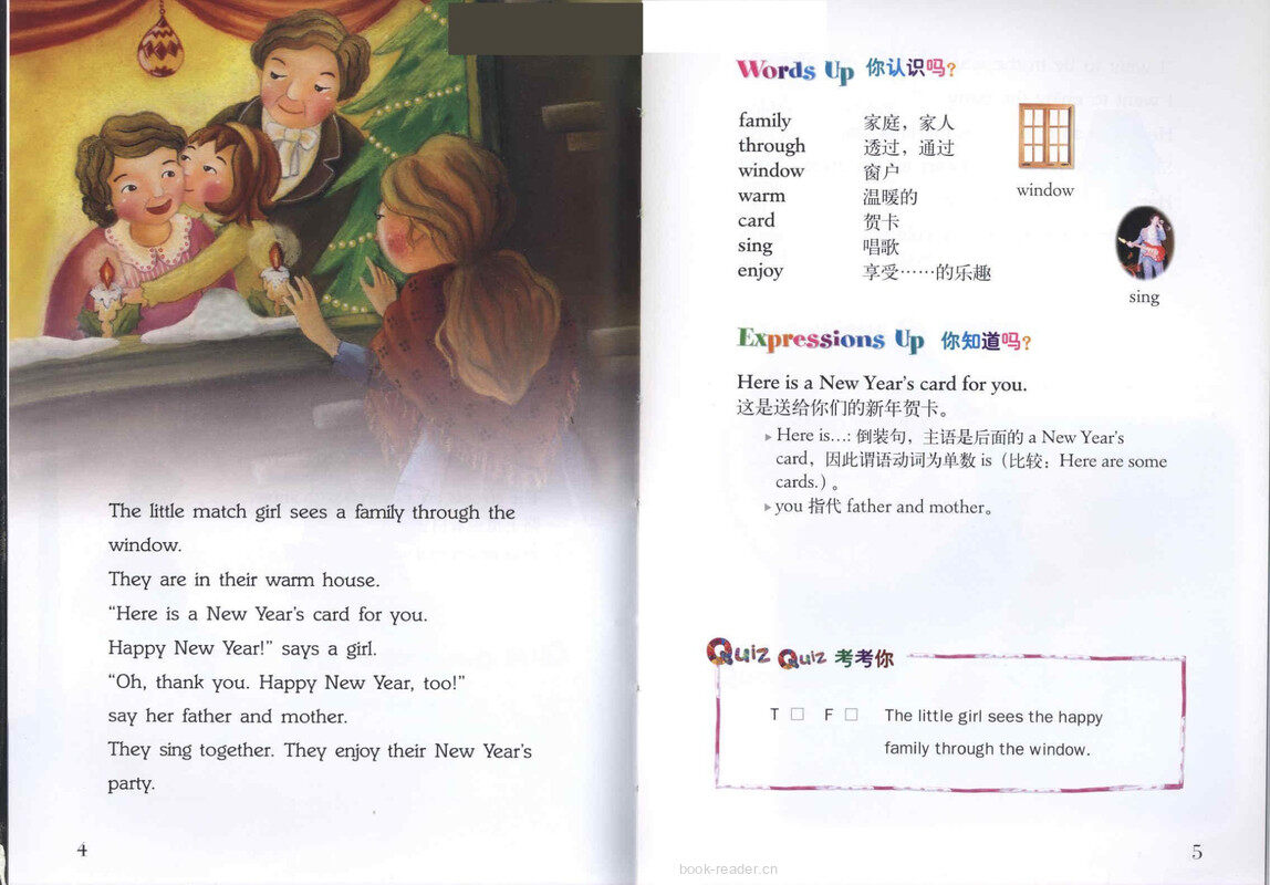 The Little Match Girl 卖火柴的小女孩 绘本故事第4页