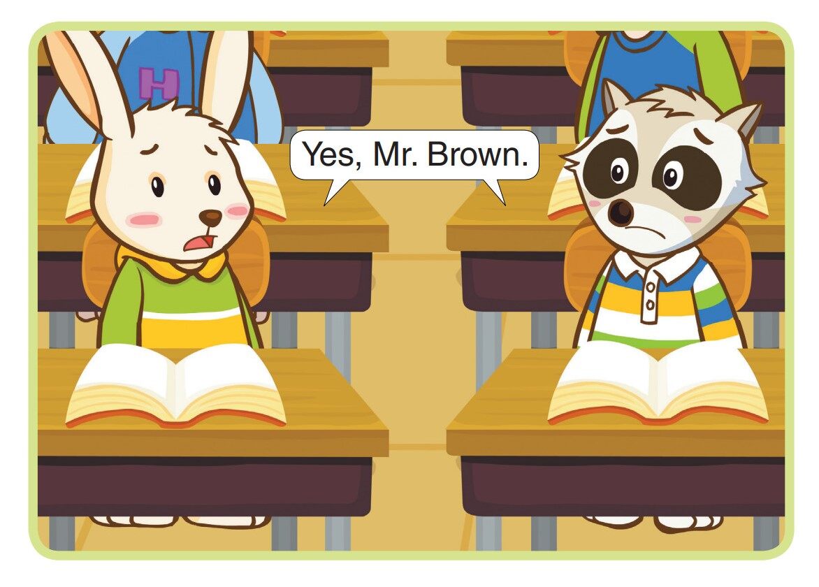 In the Classroom绘本故事第4页