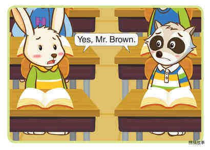In the Classroom绘本故事第4页