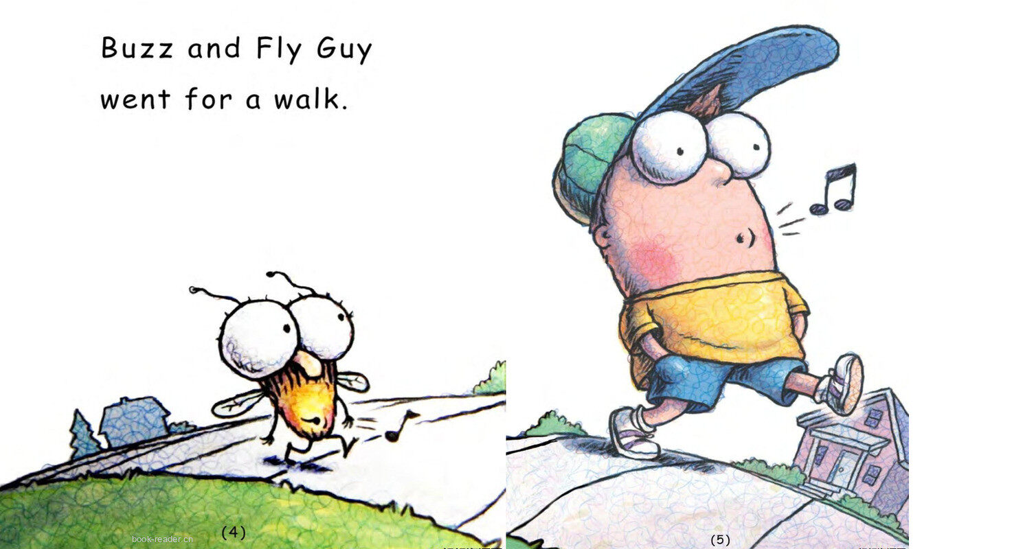 Fly Guy Meets Fly Girl 绘本故事第5页