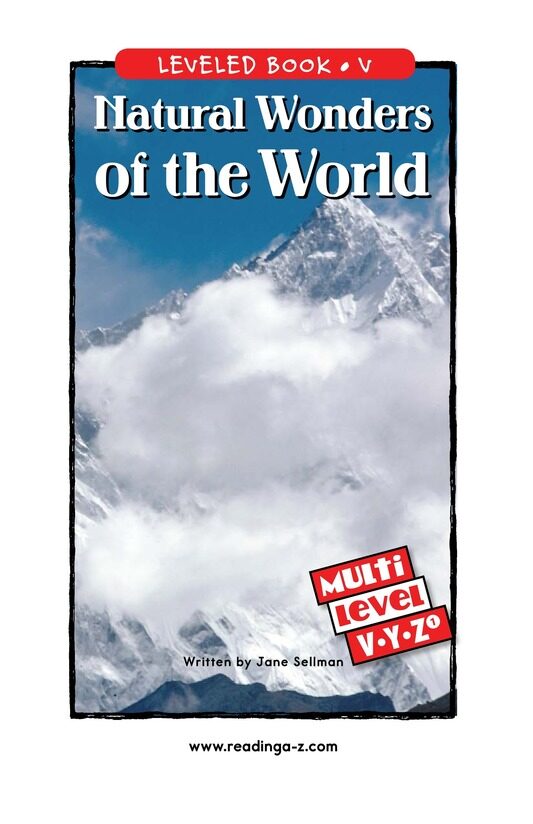 Natural Wonders of the World绘本故事第2页