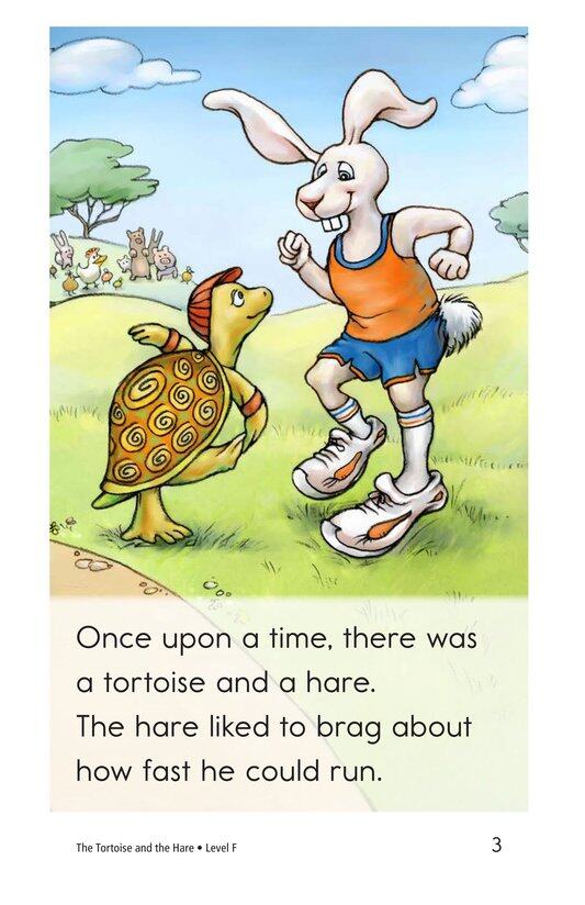 The Tortoise and the Hare绘本故事第3页