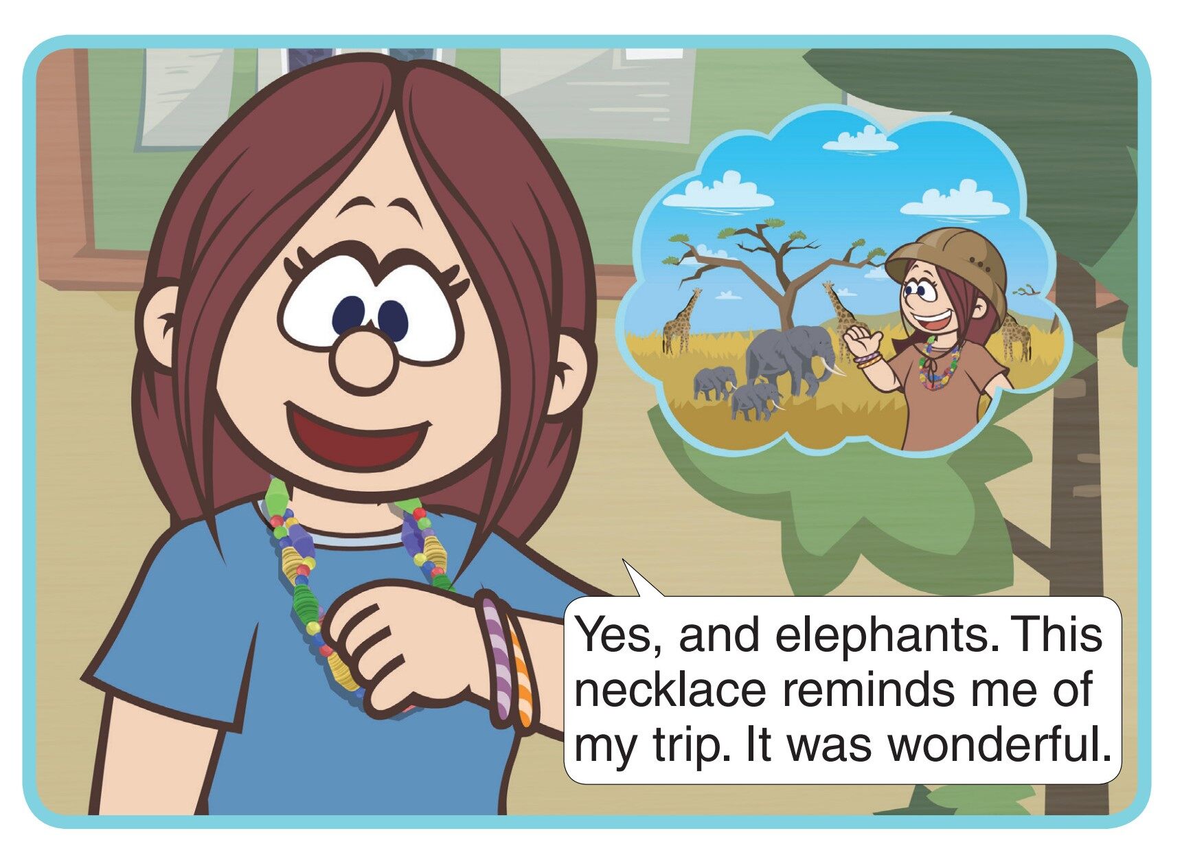 Daisy's Bead Party绘本故事第5页