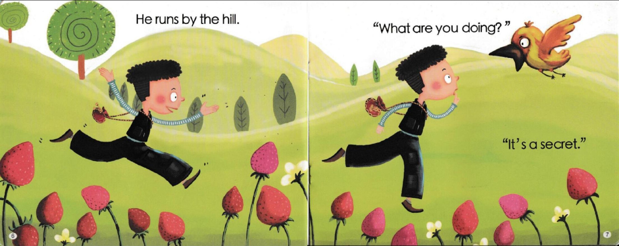 Ken has a secret绘本故事第5页