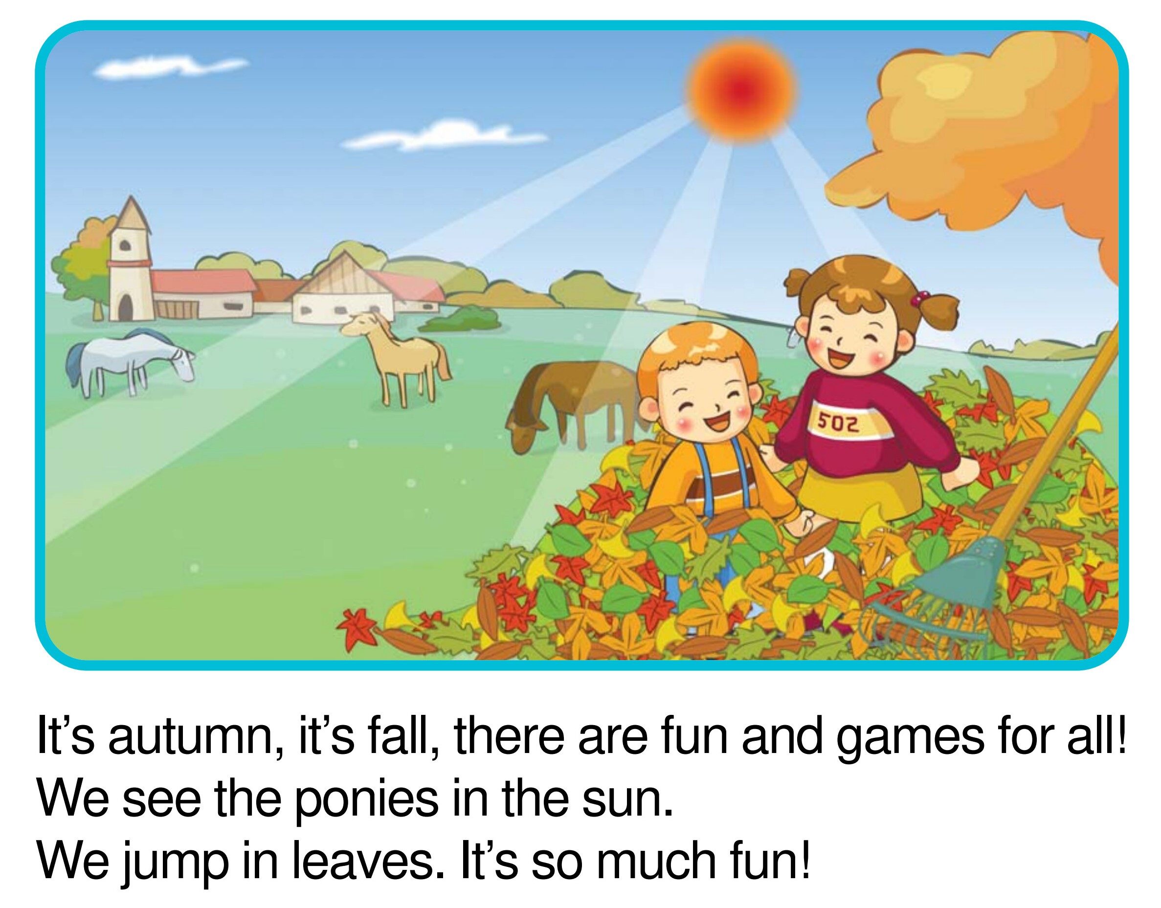 Autumn’s Coming!绘本故事第4页