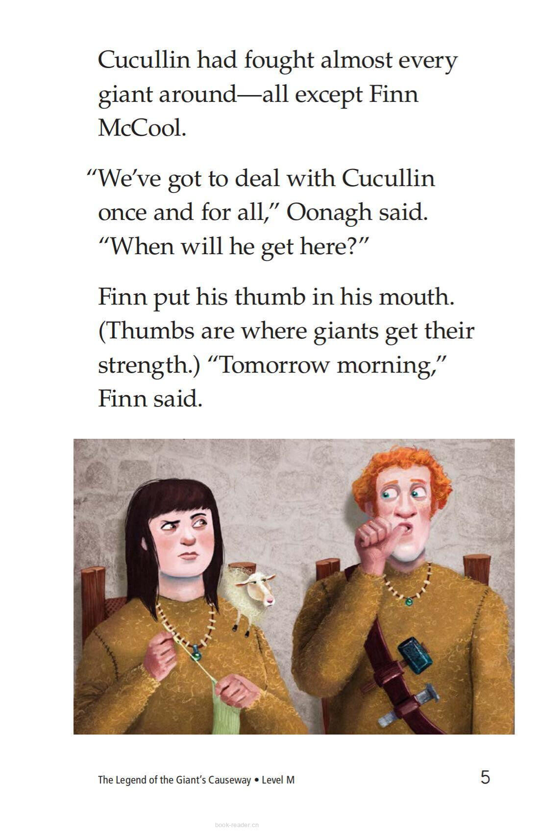 The Legend of the Giant's Causeway绘本故事第5页