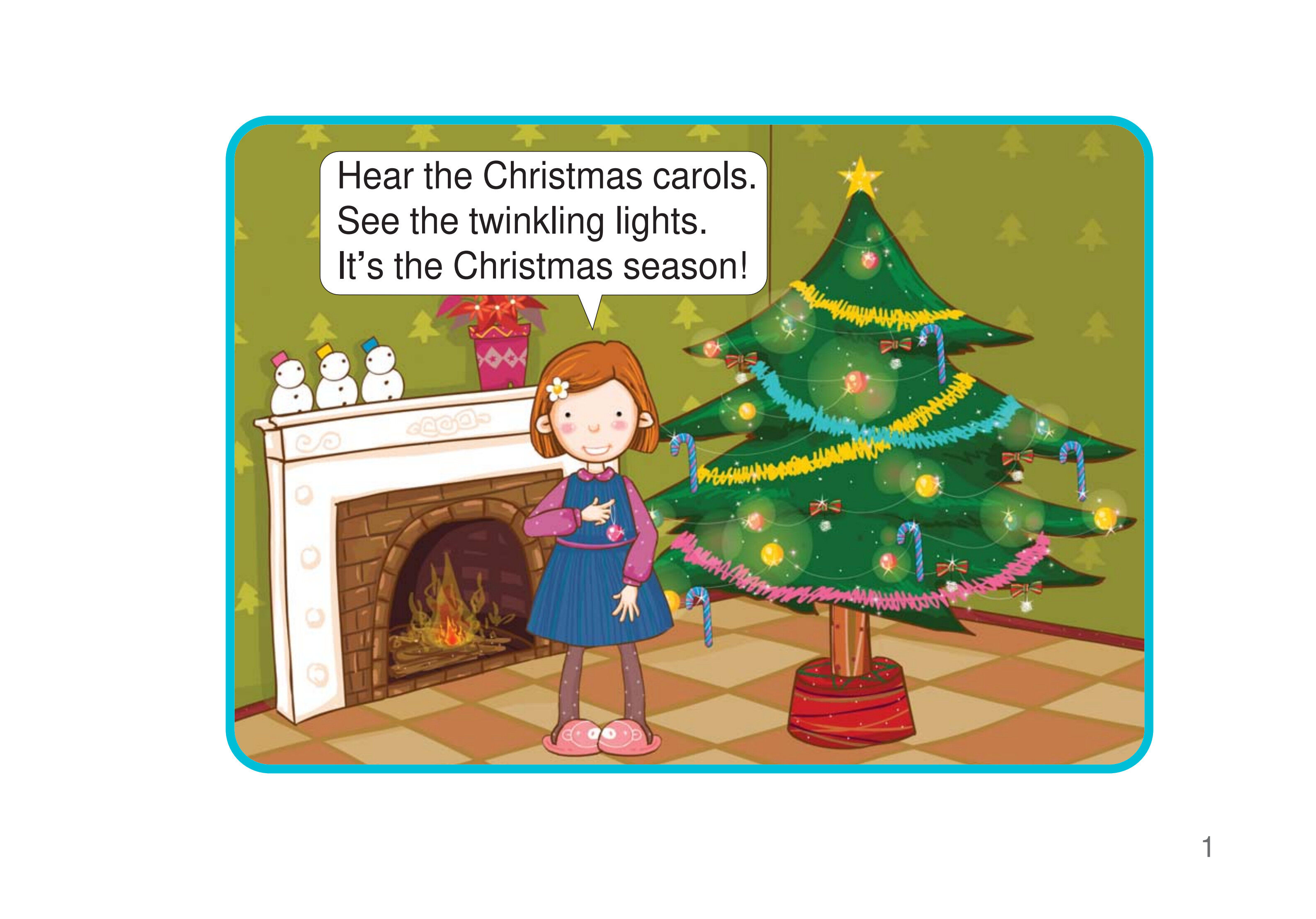 Welcome, Santa!绘本故事第2页