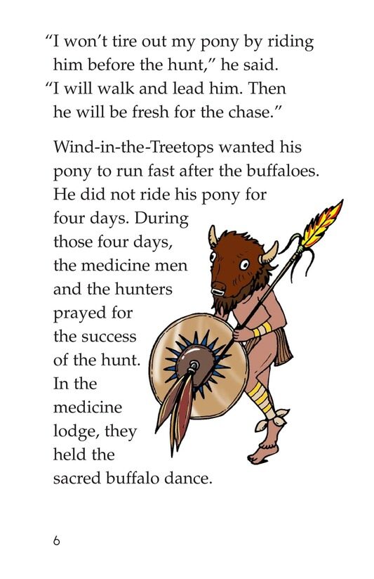 The Buffalo Hunt绘本故事第5页