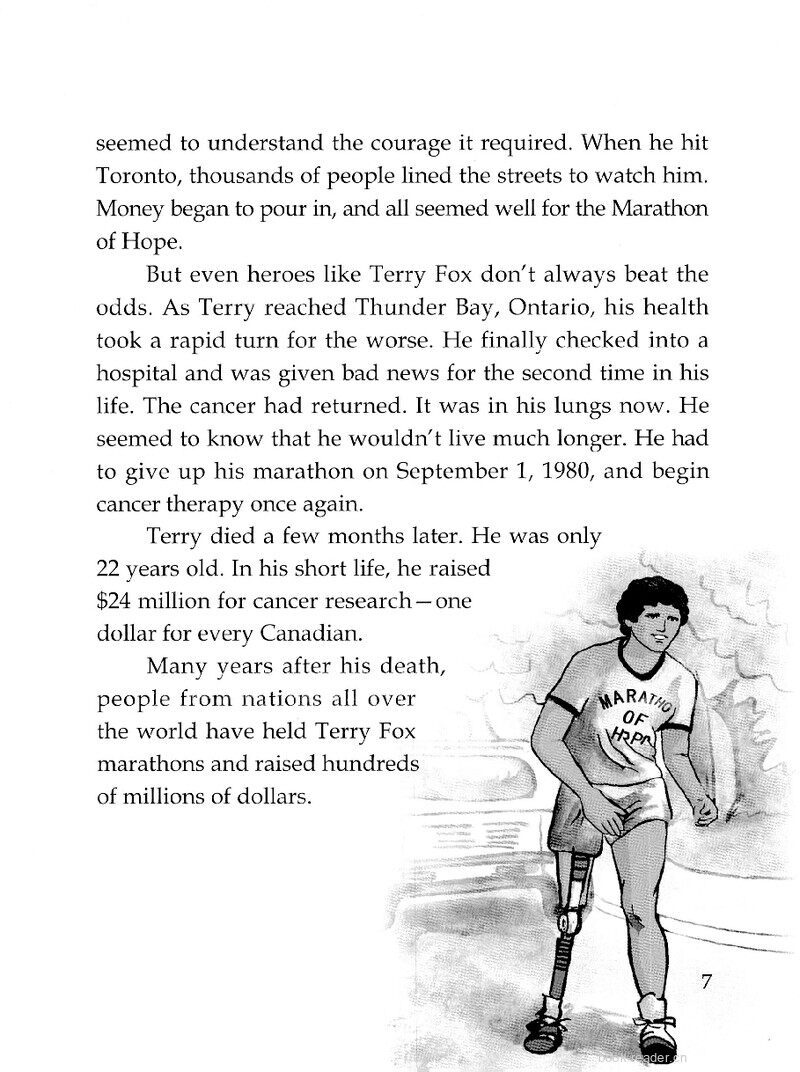Terry Fox: An Inspiration(II)绘本故事第3页