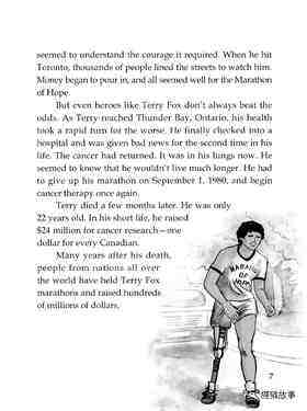 Terry Fox: An Inspiration(II)绘本故事第3页