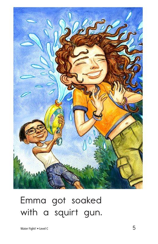 Water Fight!绘本故事第5页