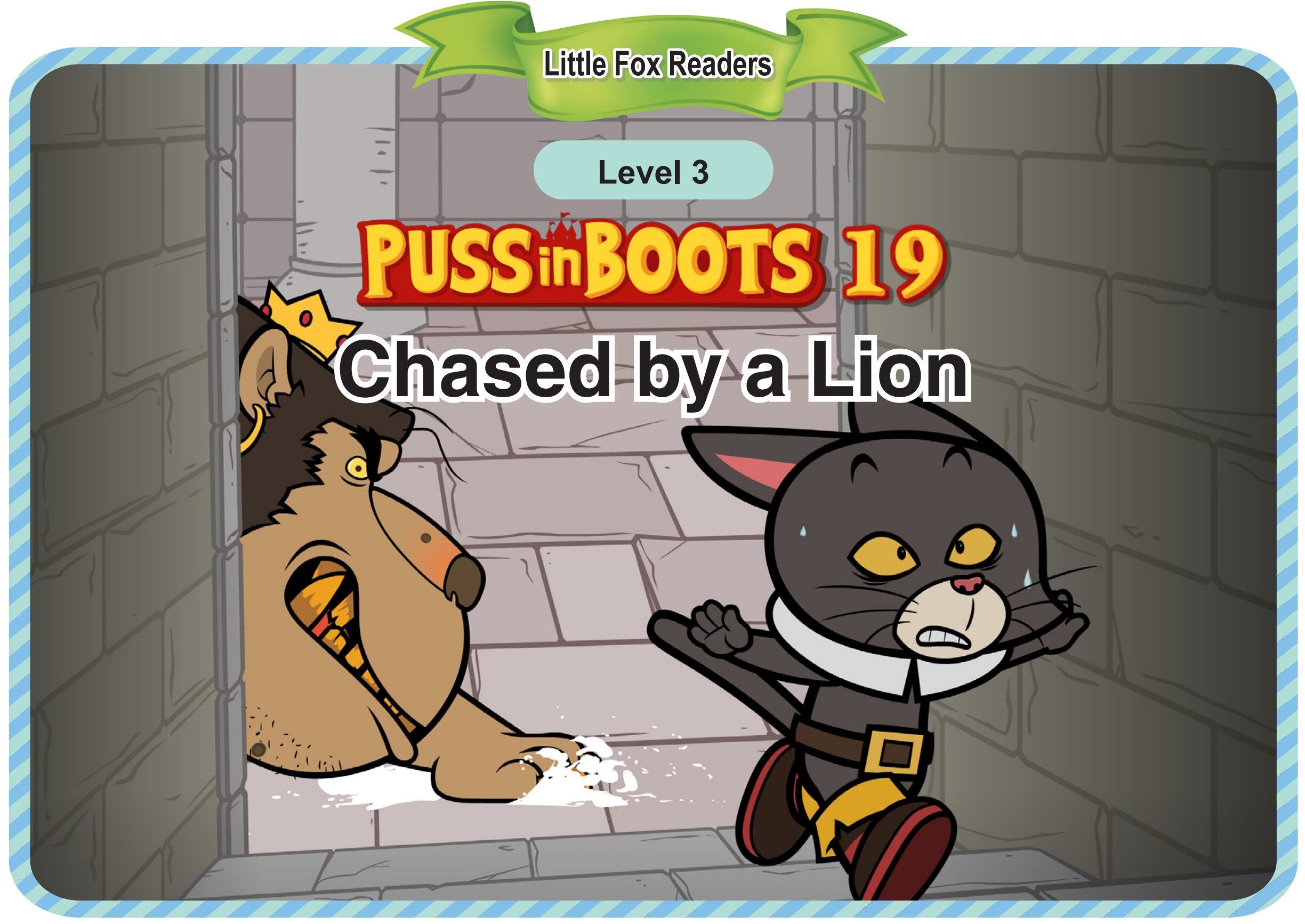 Chased by a Lion绘本故事第2页