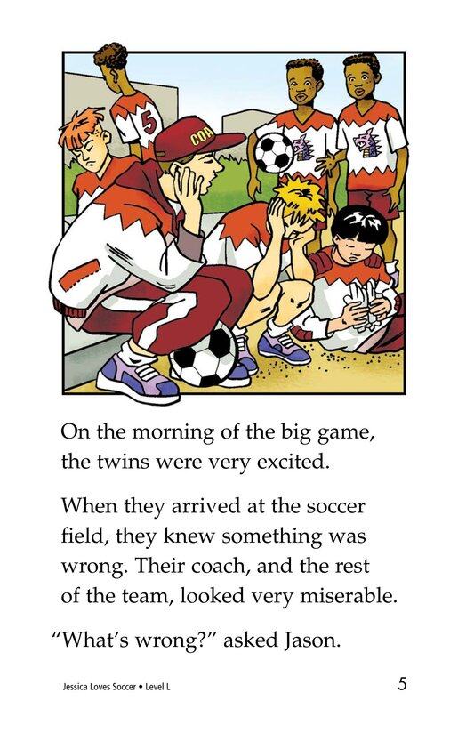Jessica Loves Soccer绘本故事第5页