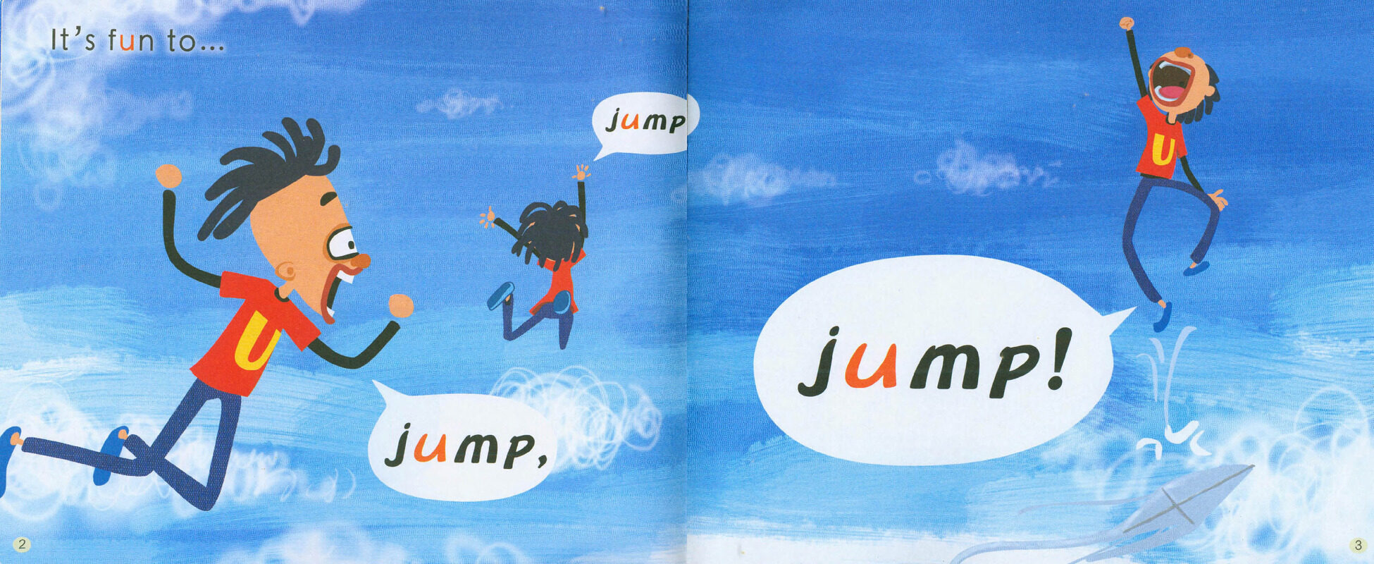 U It's Fun to Jump绘本故事第3页