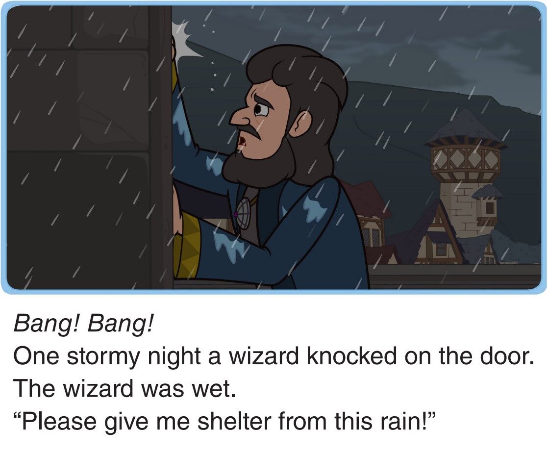 A Wizard Appears绘本故事第3页