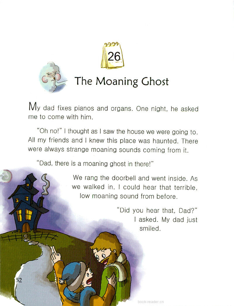 The Moaning Ghost绘本故事第2页
