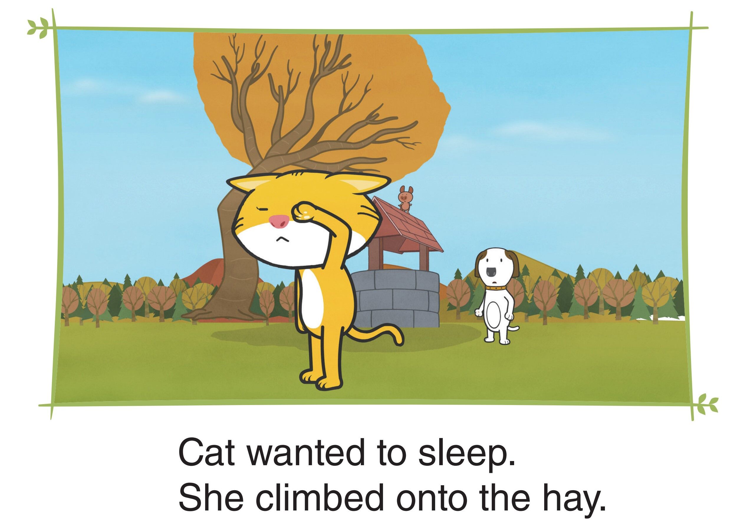 Cat Wants to Sleep绘本故事第2页