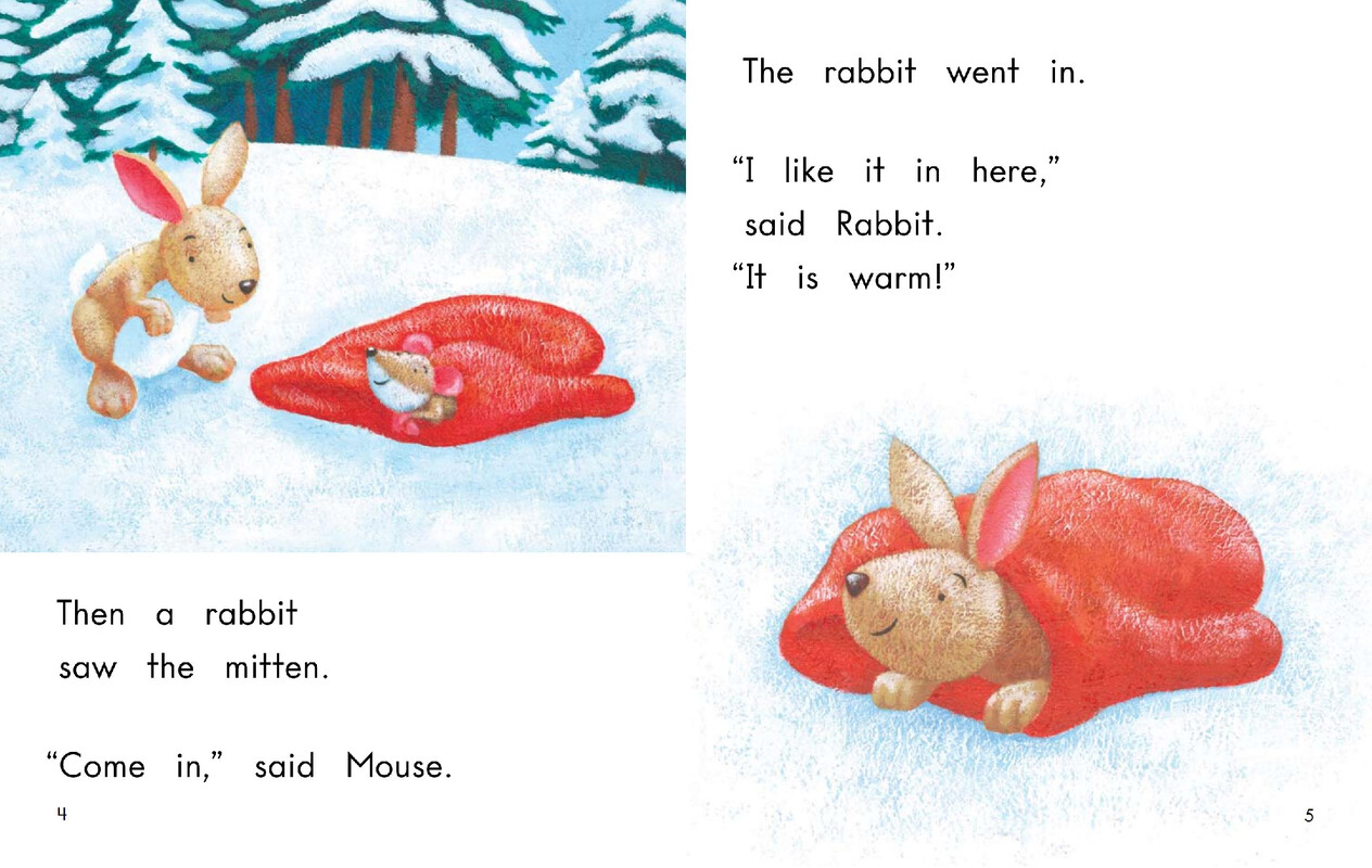 The Mitten绘本故事第4页