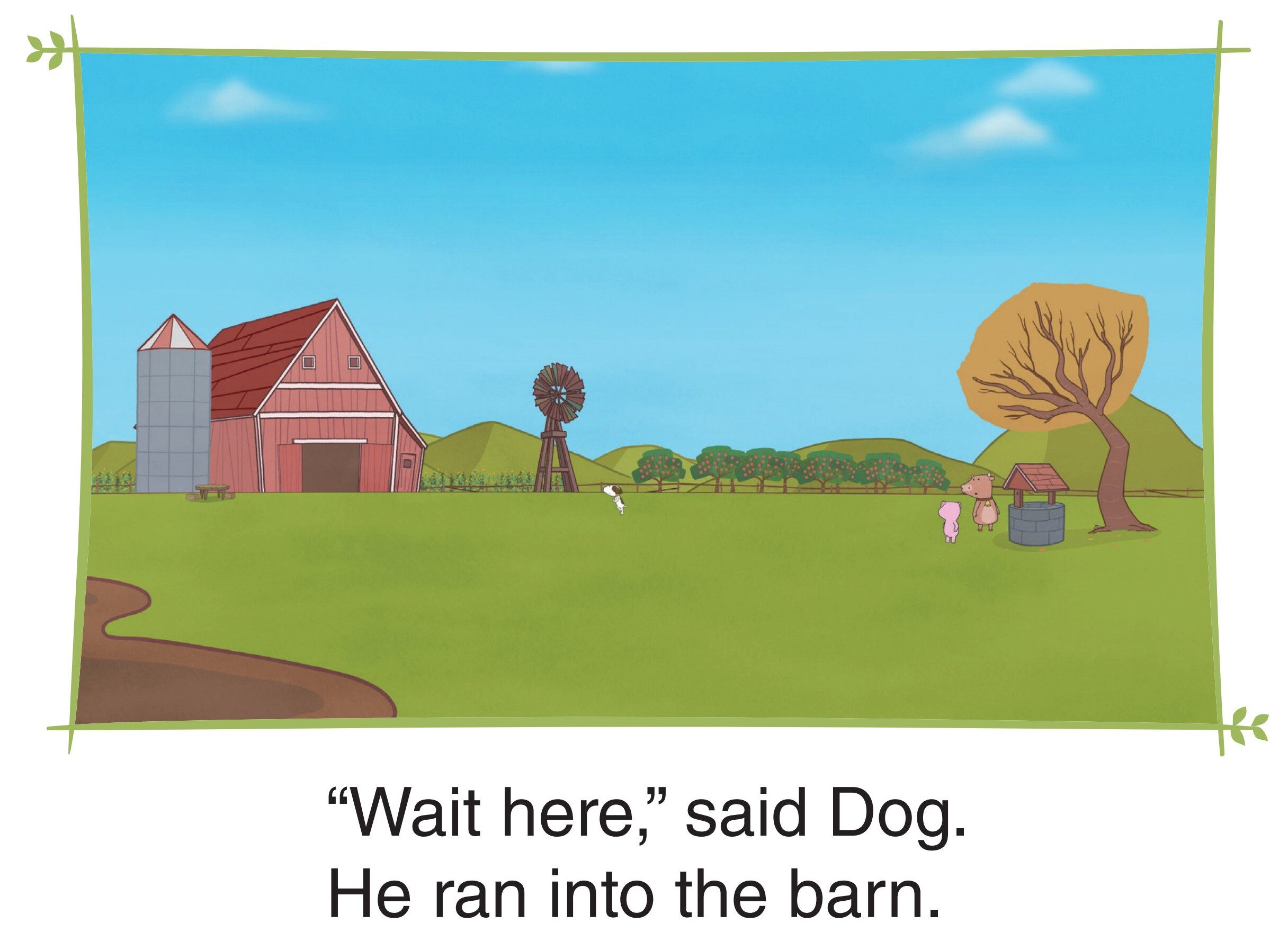 Cat Comes Up绘本故事第2页