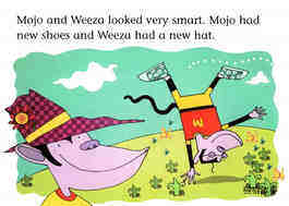 Mojo and Weeza and the New Hat绘本故事第3页