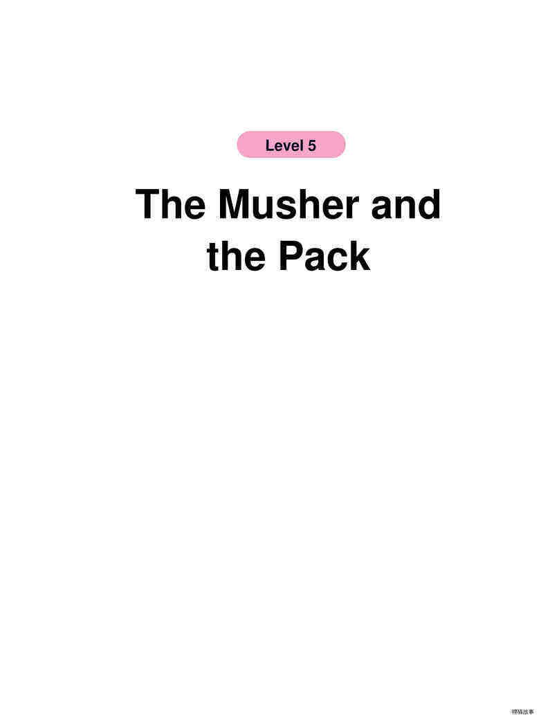 The Musher and the Pack