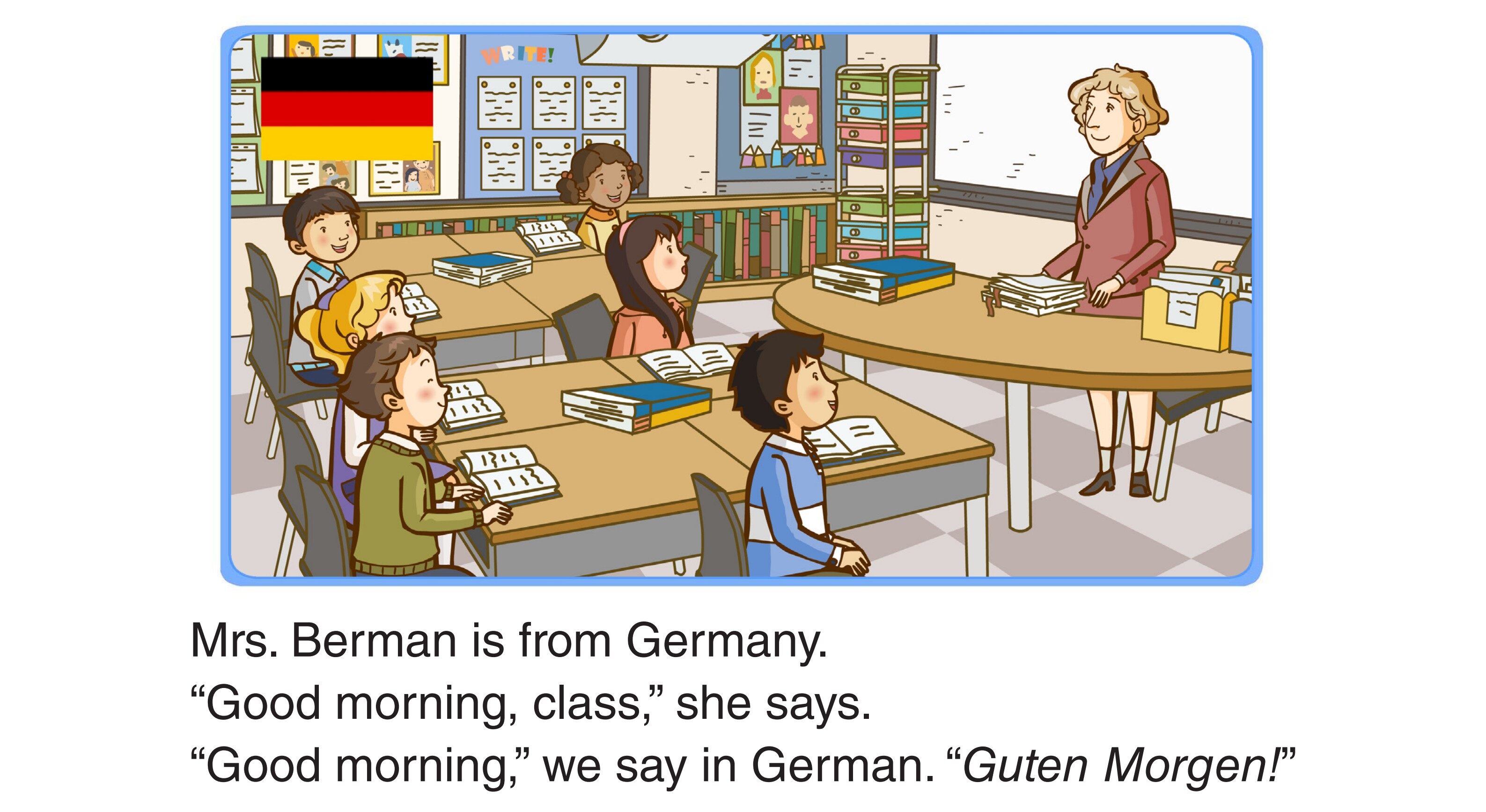 We Speak Many Languages绘本故事第3页