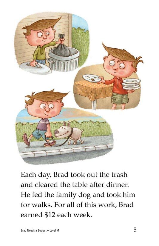 Brad Needs a Budget绘本故事第4页