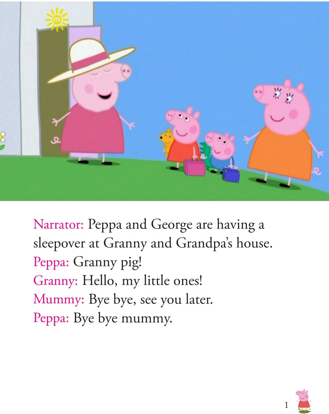 Granny Pig's Chickens绘本故事第3页