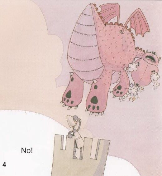 The hungry dragon绘本故事第5页