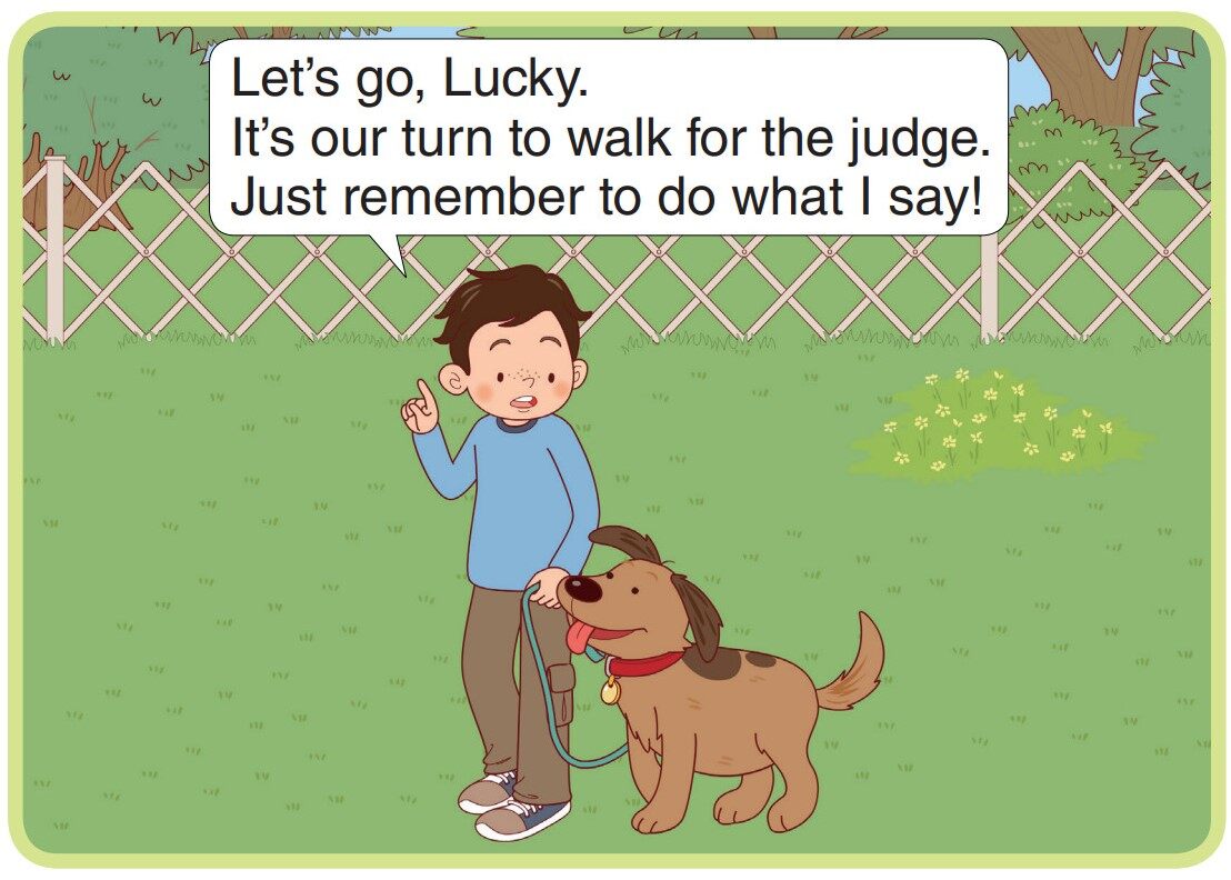 At the Dog Show绘本故事第4页