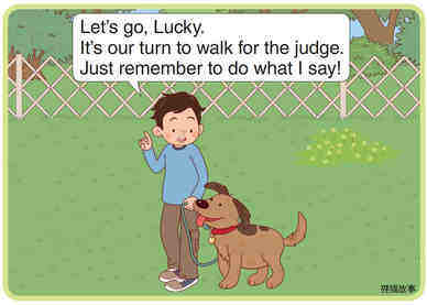 At the Dog Show绘本故事第4页