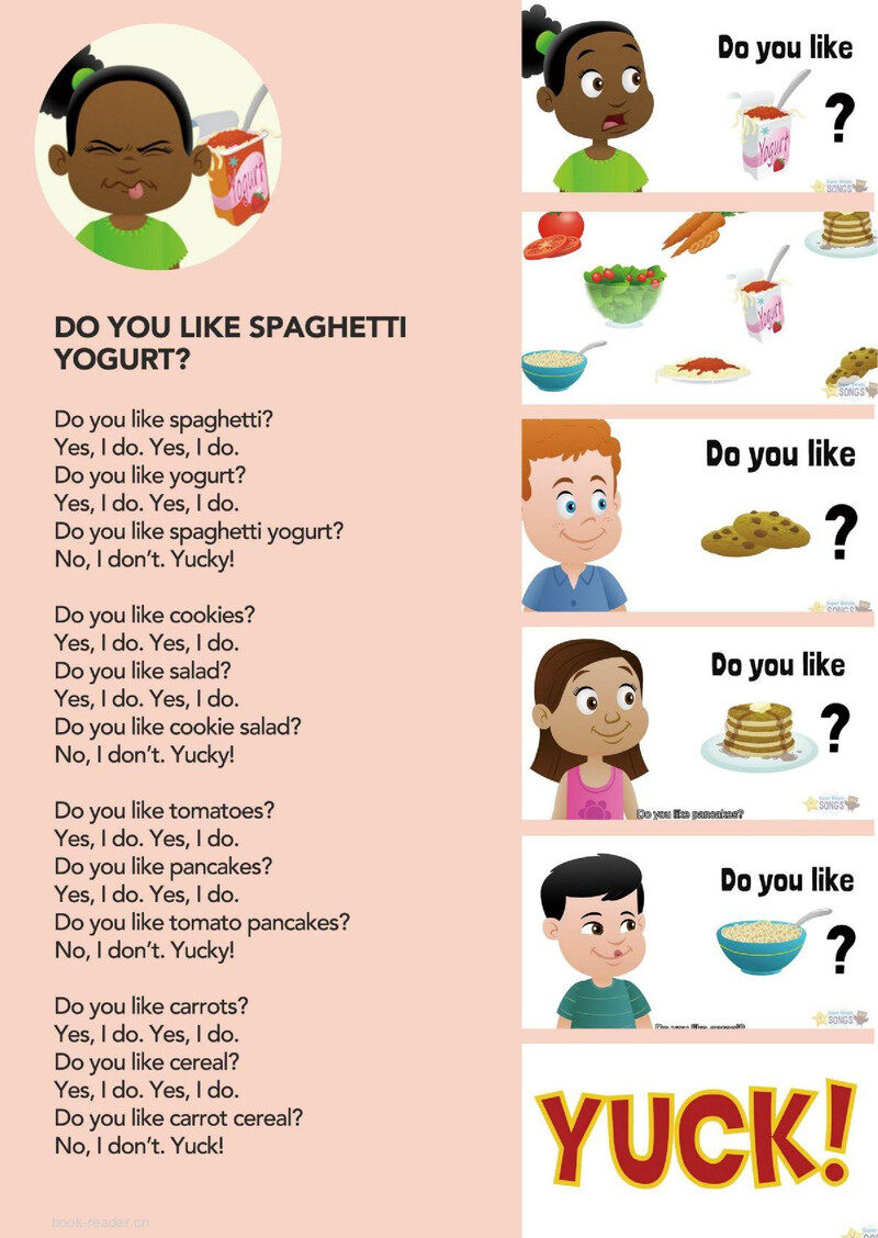 Do You Like Spaghetti Yogurt绘本故事第2页