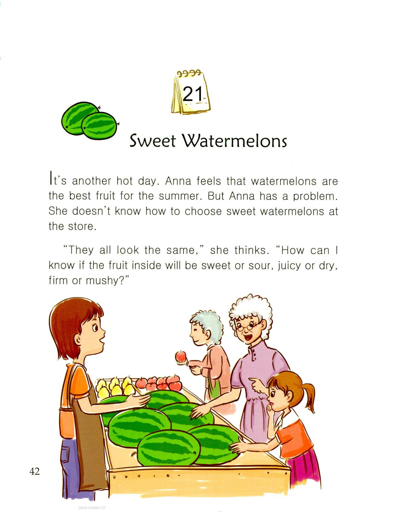 Sweet Watermelons绘本故事第2页