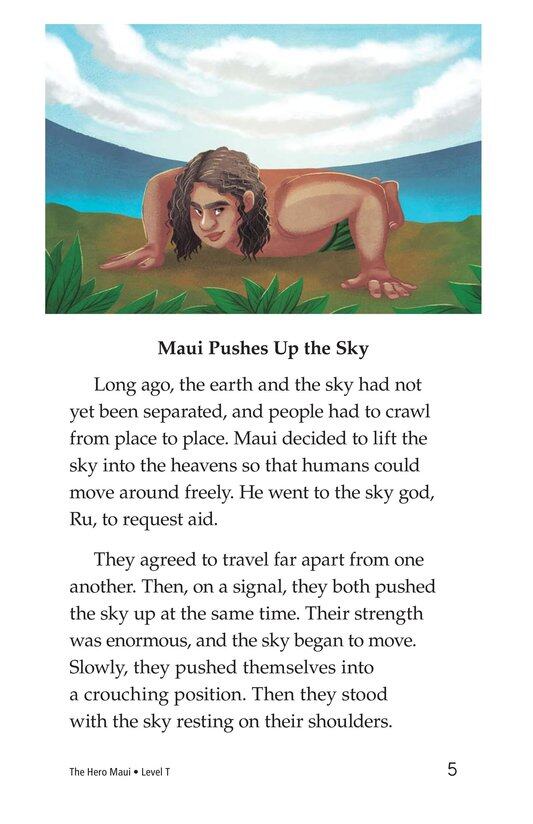 The Hero Maui绘本故事第4页