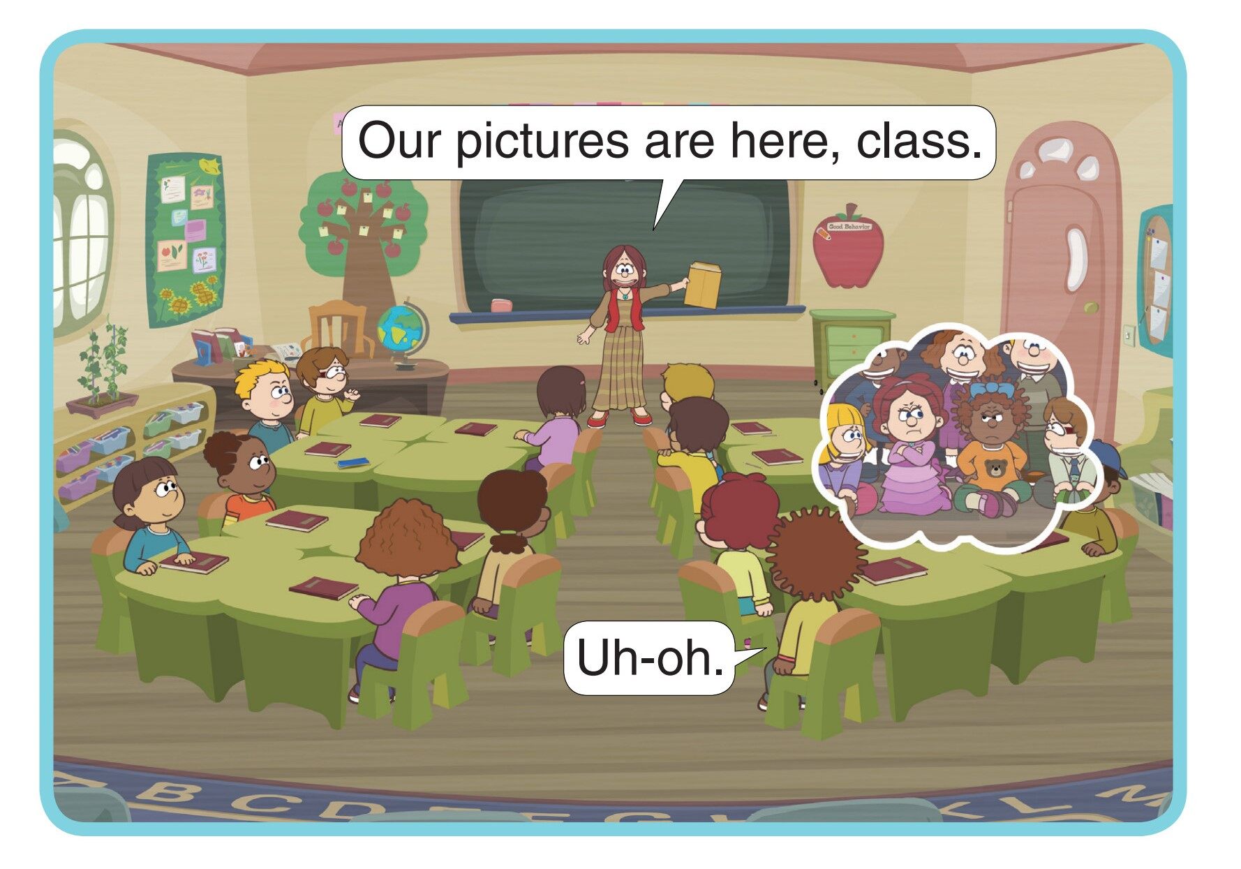 Picture Day—Again!绘本故事第2页