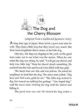 The Dog and the Cherry Blossom绘本故事第2页